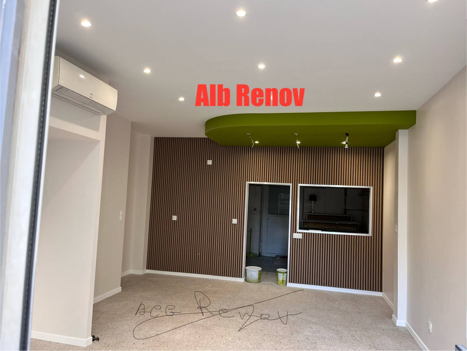 Rénovation de la salle de restaurant La Petite Ferme à Lyon 8